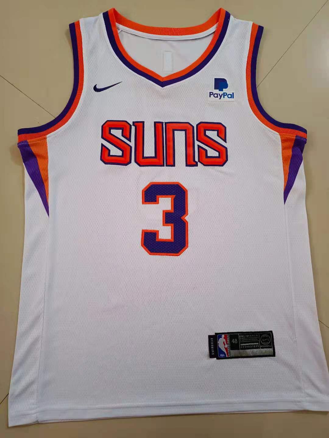 Men Phoenix Suns 3 Paul White Game Nike 2021 NBA Jerseys